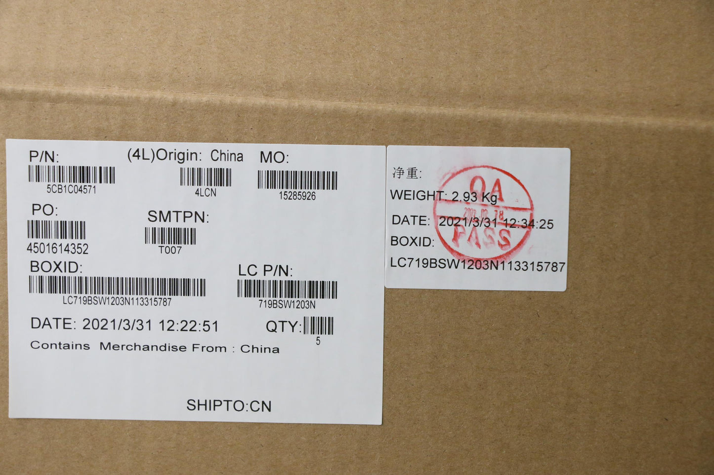 Lenovo Cover Upper Case Asm_Uke L82H7 - 5CB1C04571