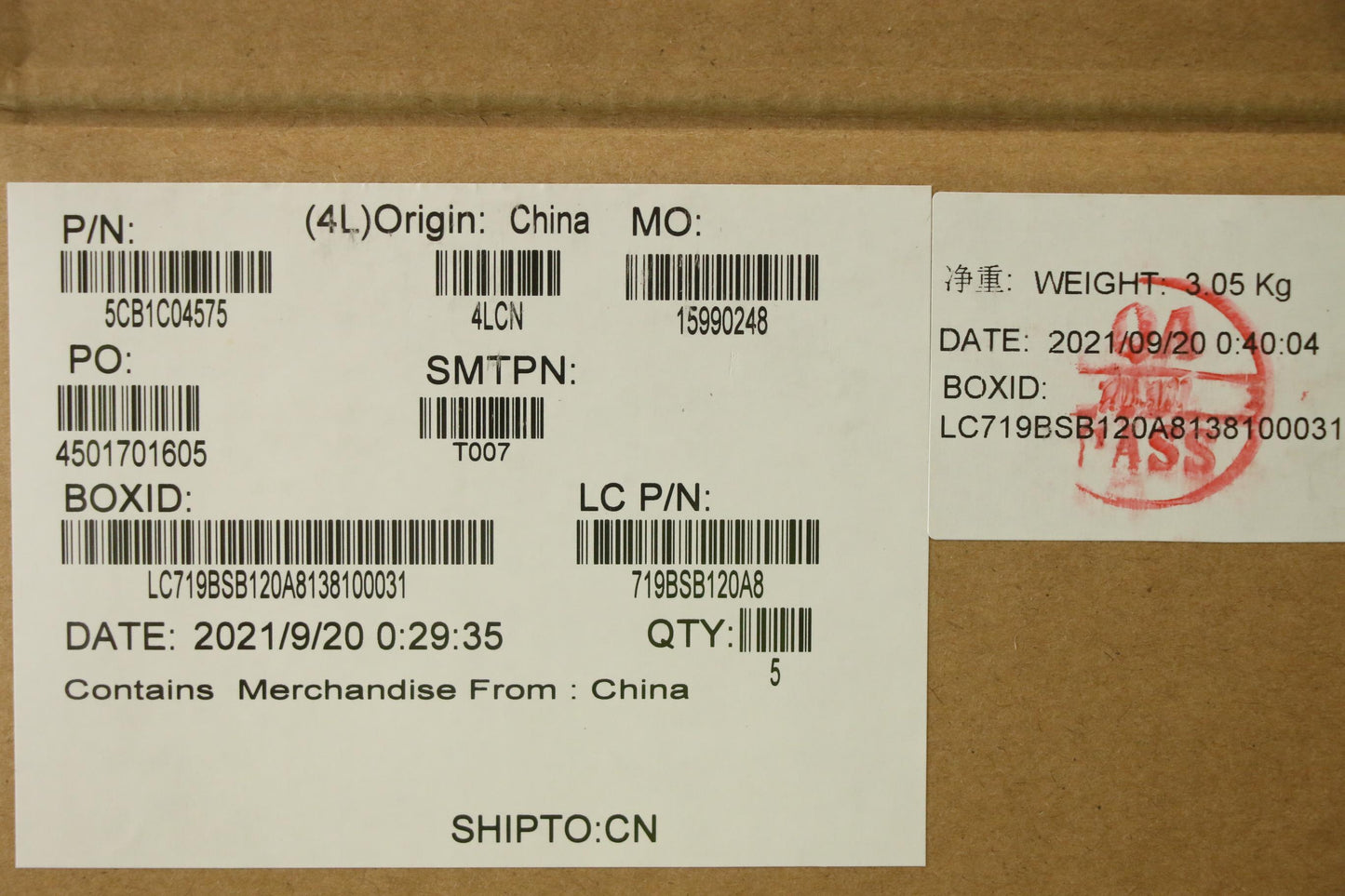 Lenovo Cover Upper Case Asm_Thai L82H - 5CB1C04575