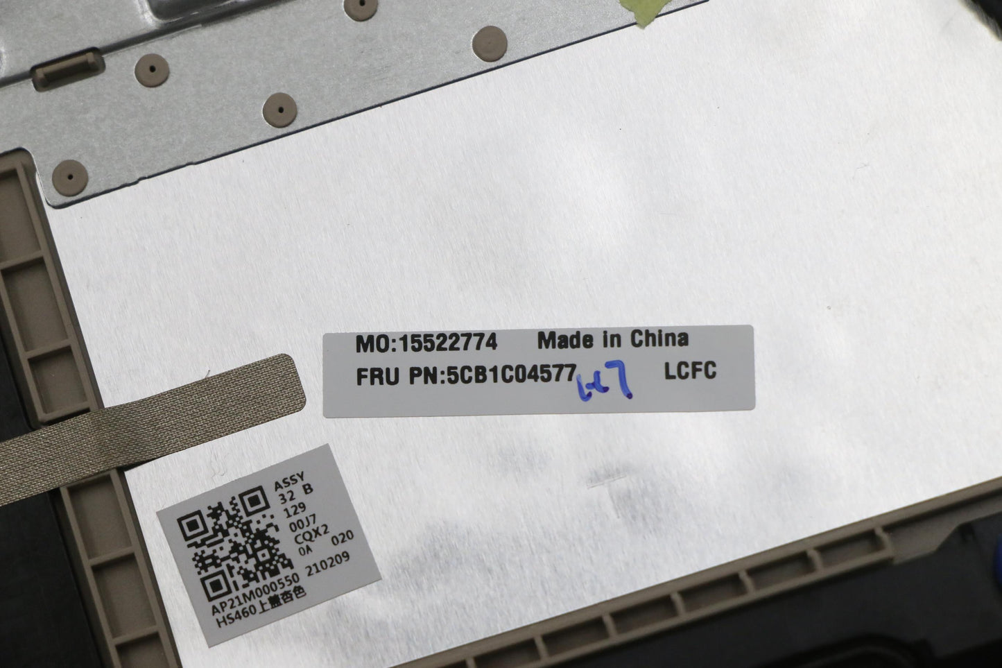 Lenovo Cover Upper Case Asm_Laspal82H - 5CB1C04577