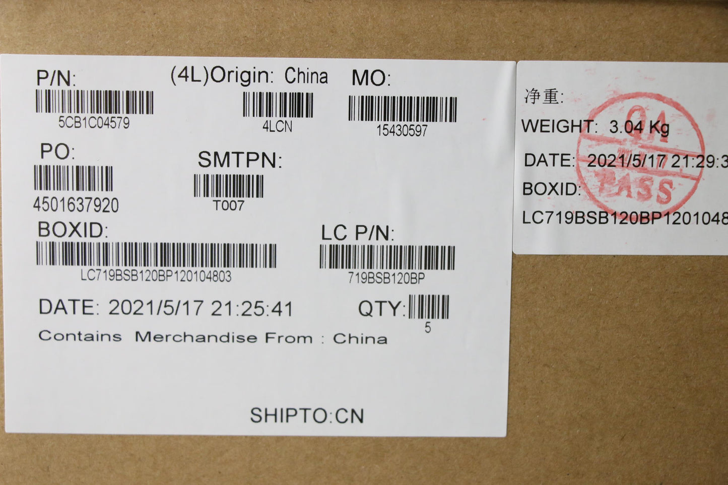 Lenovo Cover Upper Case Asm_Kor L82H7 - 5CB1C04579