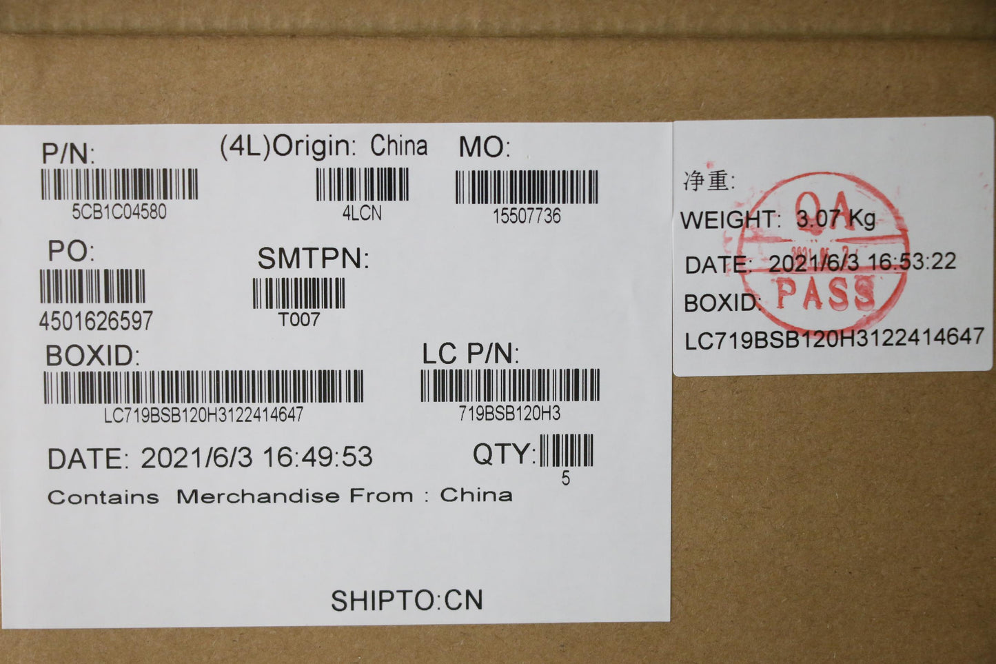 Lenovo Cover Upper Case Asm_Tc L82H7 - 5CB1C04580