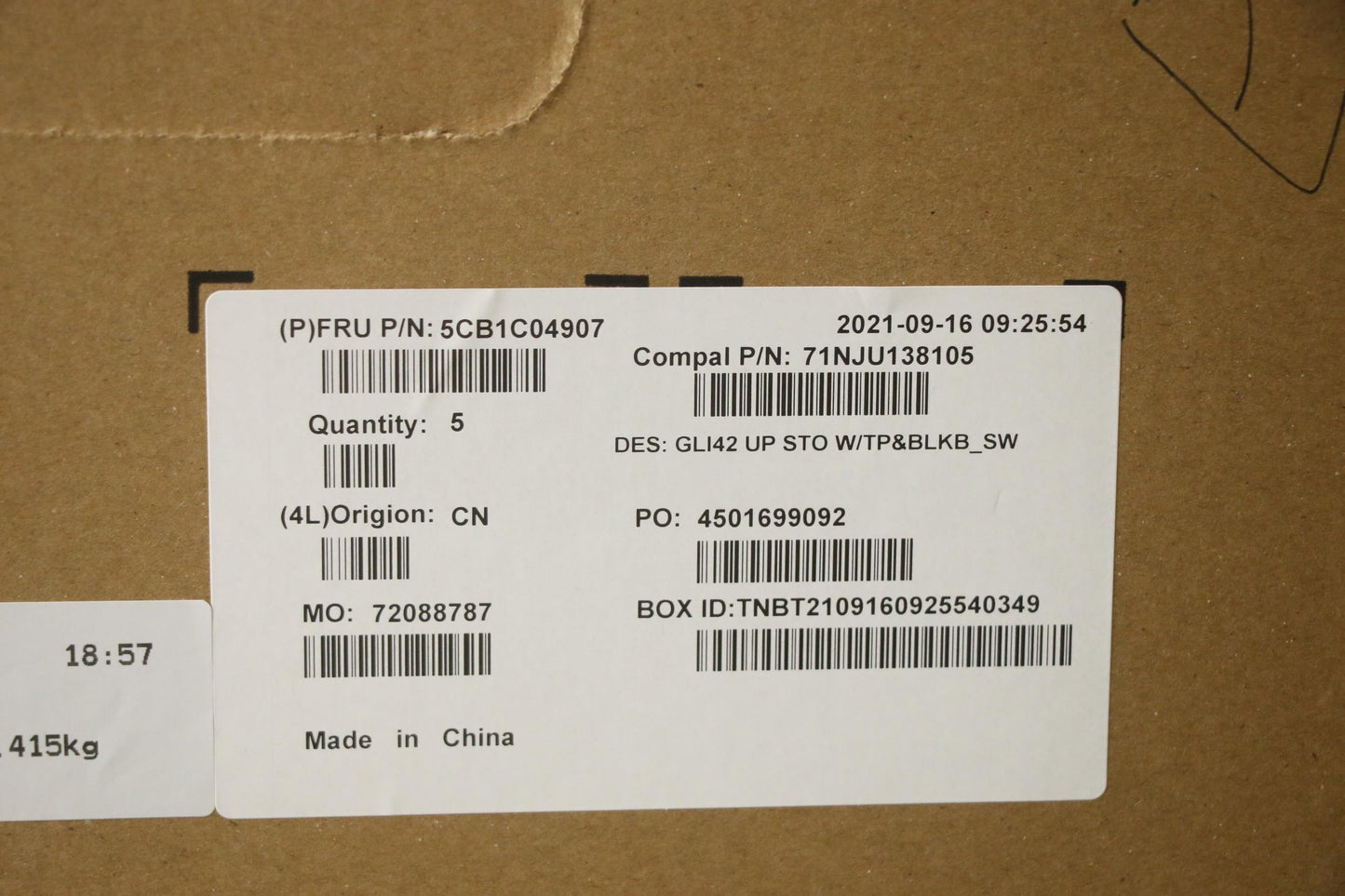 Lenovo Cover Uppercaseasm_Sws C82L3 S - 5CB1C04907
