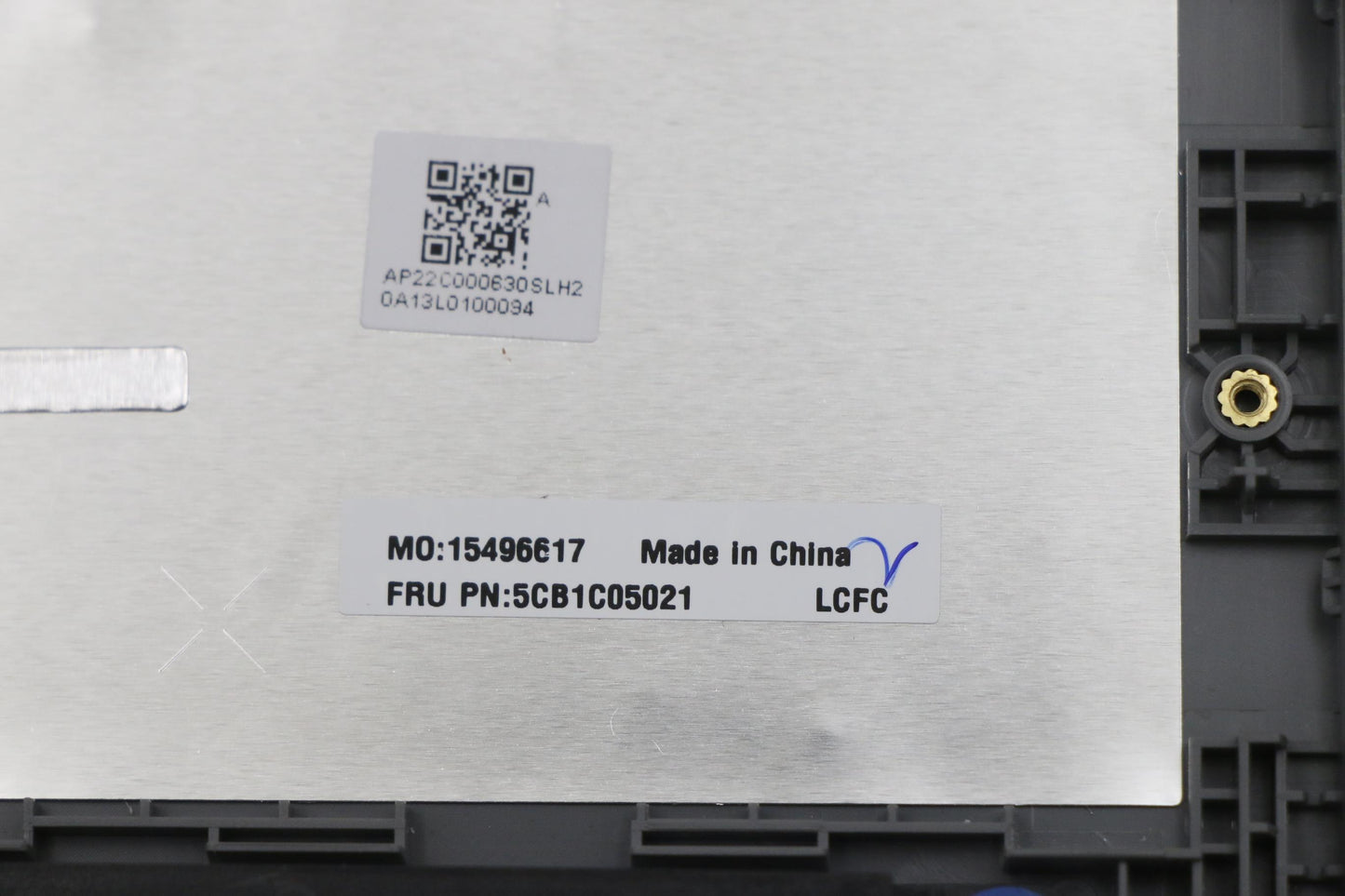 Lenovo Cover Upper Case Asm_Fr L81X7 - 5CB1C05021