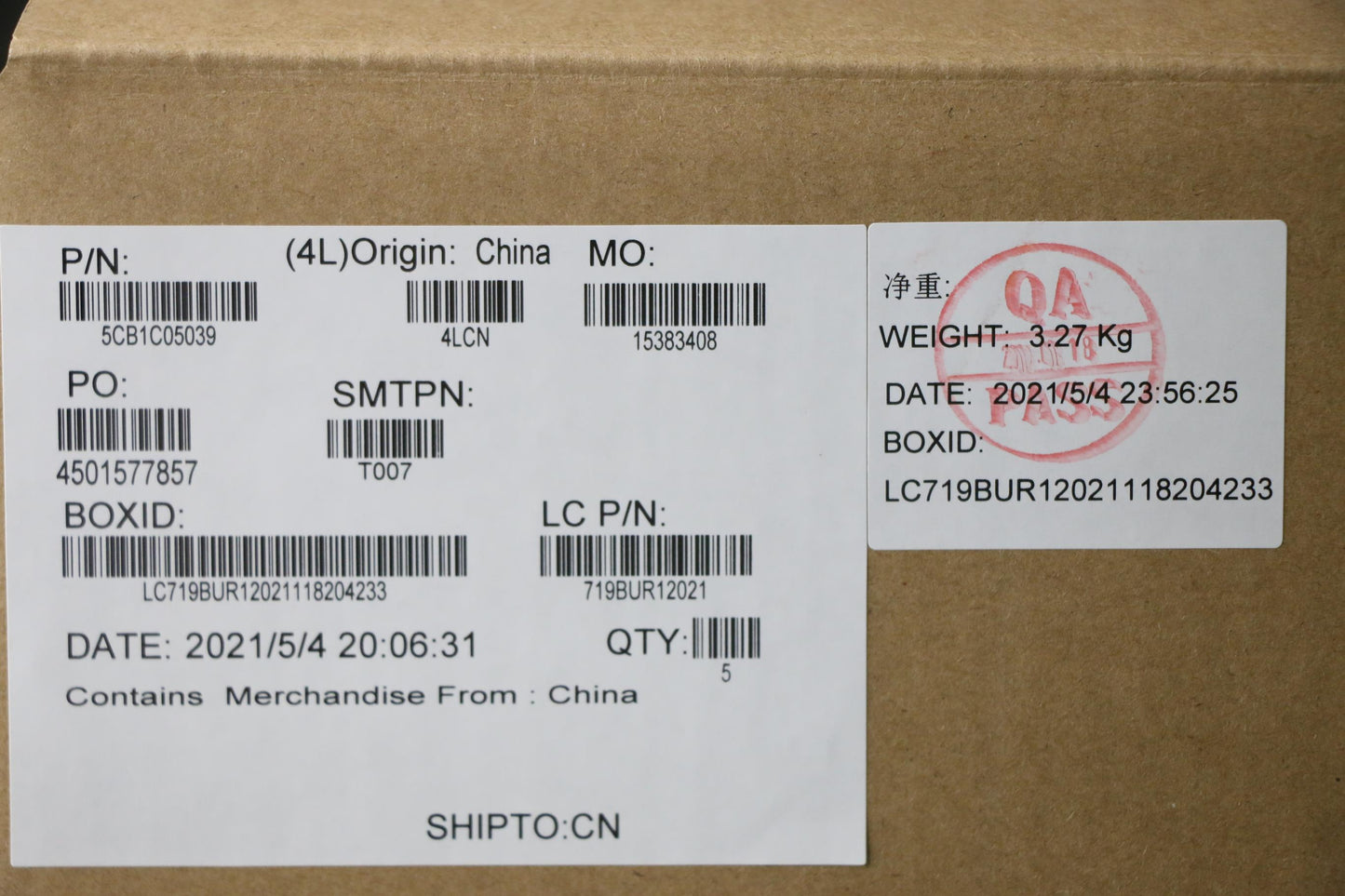 Lenovo Cover Upper Case Asm_Us L81X7 - 5CB1C05039