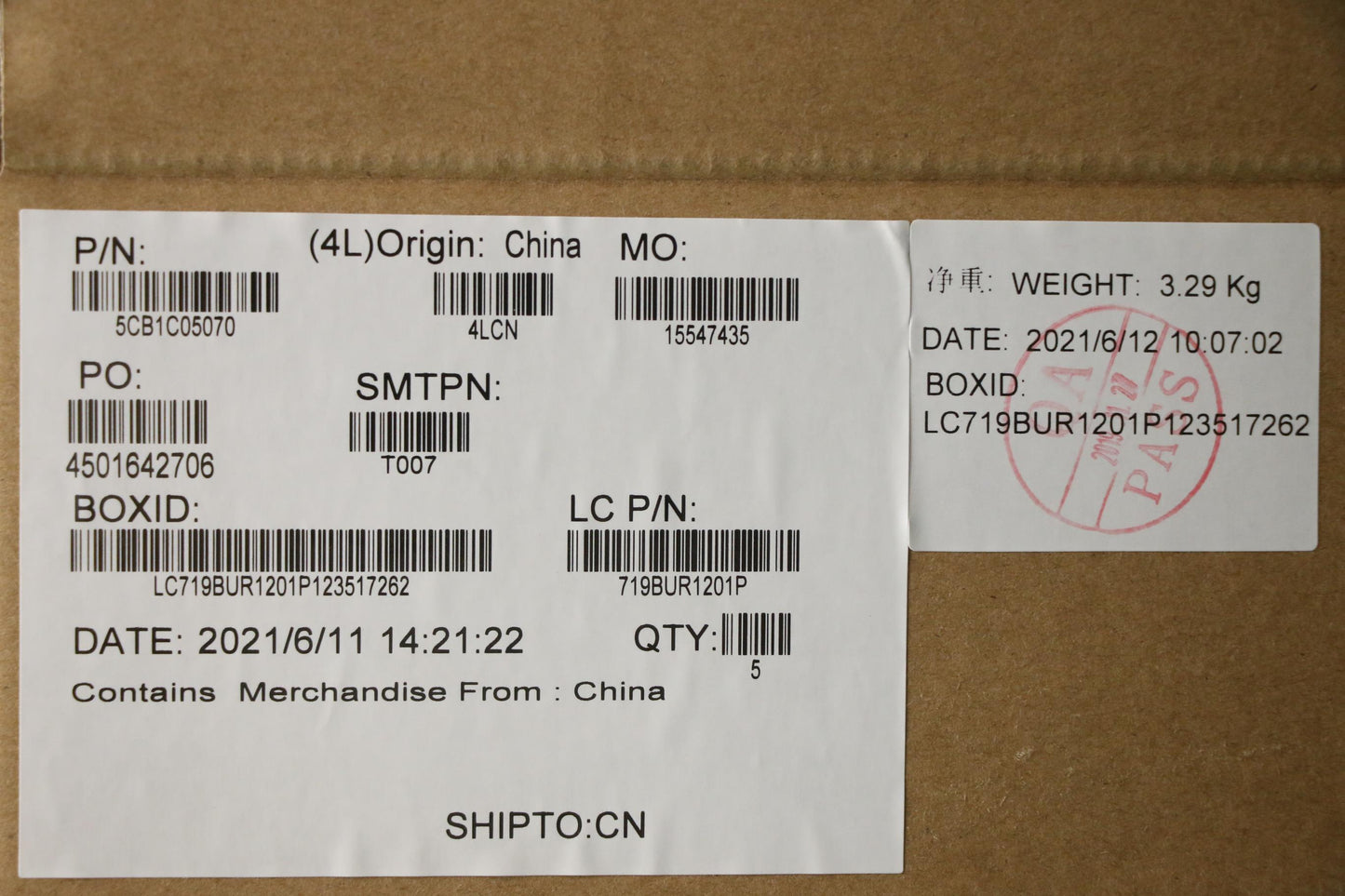 Lenovo Cover Upper Case Asm_Us L81X7 - 5CB1C05070