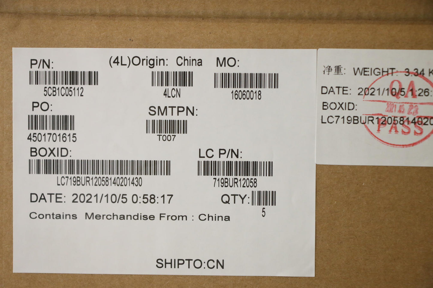 Lenovo Cover Upper Case Asm_Fr L81X7 - 5CB1C05112