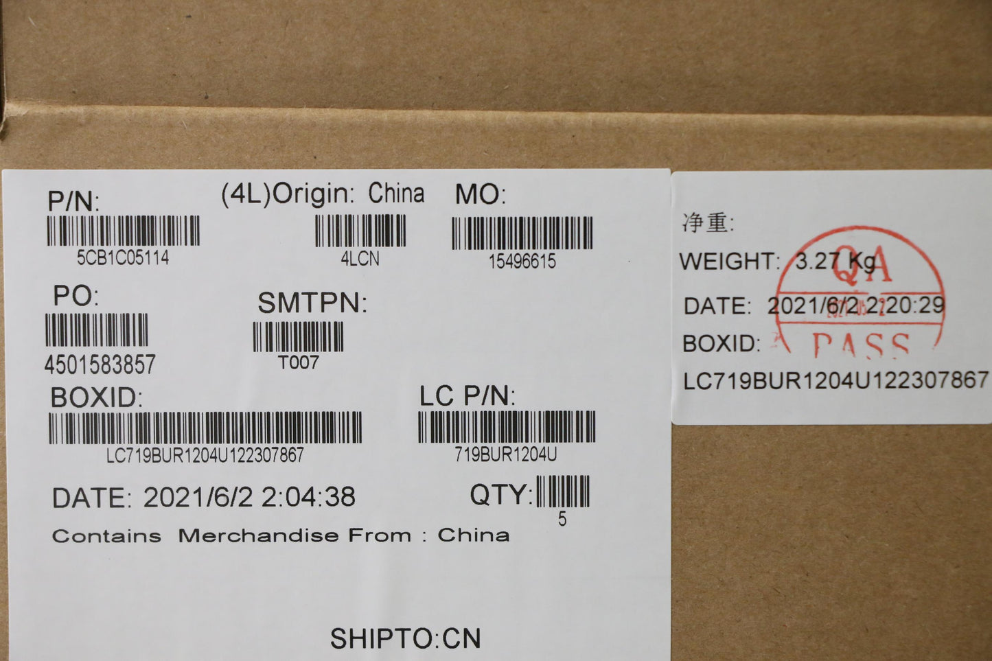 Lenovo Cover Upper Case Asm_Ar-El81X7 - 5CB1C05114