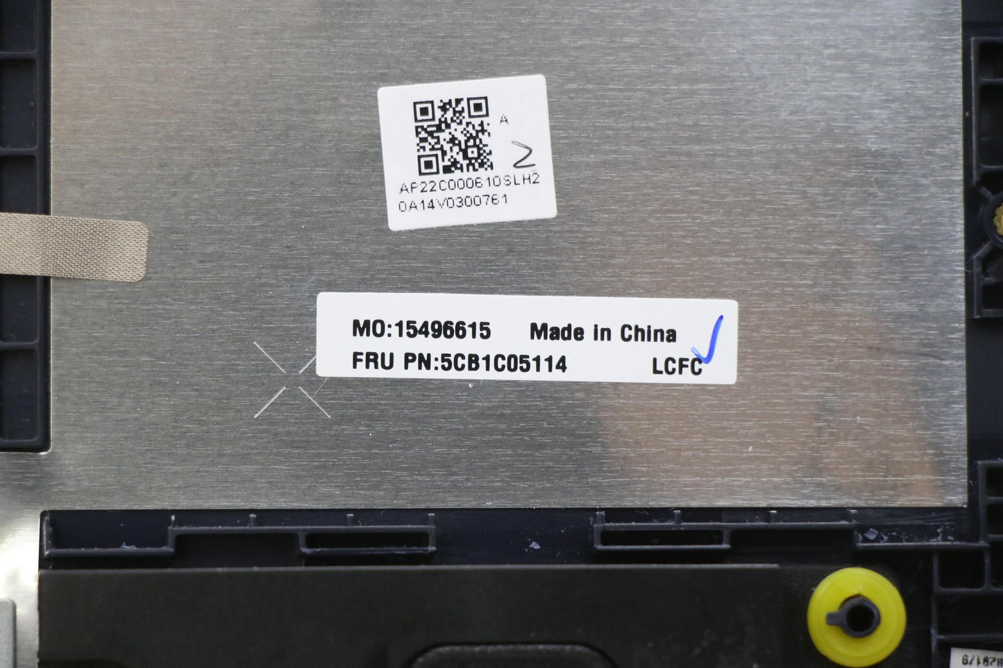 Lenovo Cover Upper Case Asm_Ar-El81X7 - 5CB1C05114
