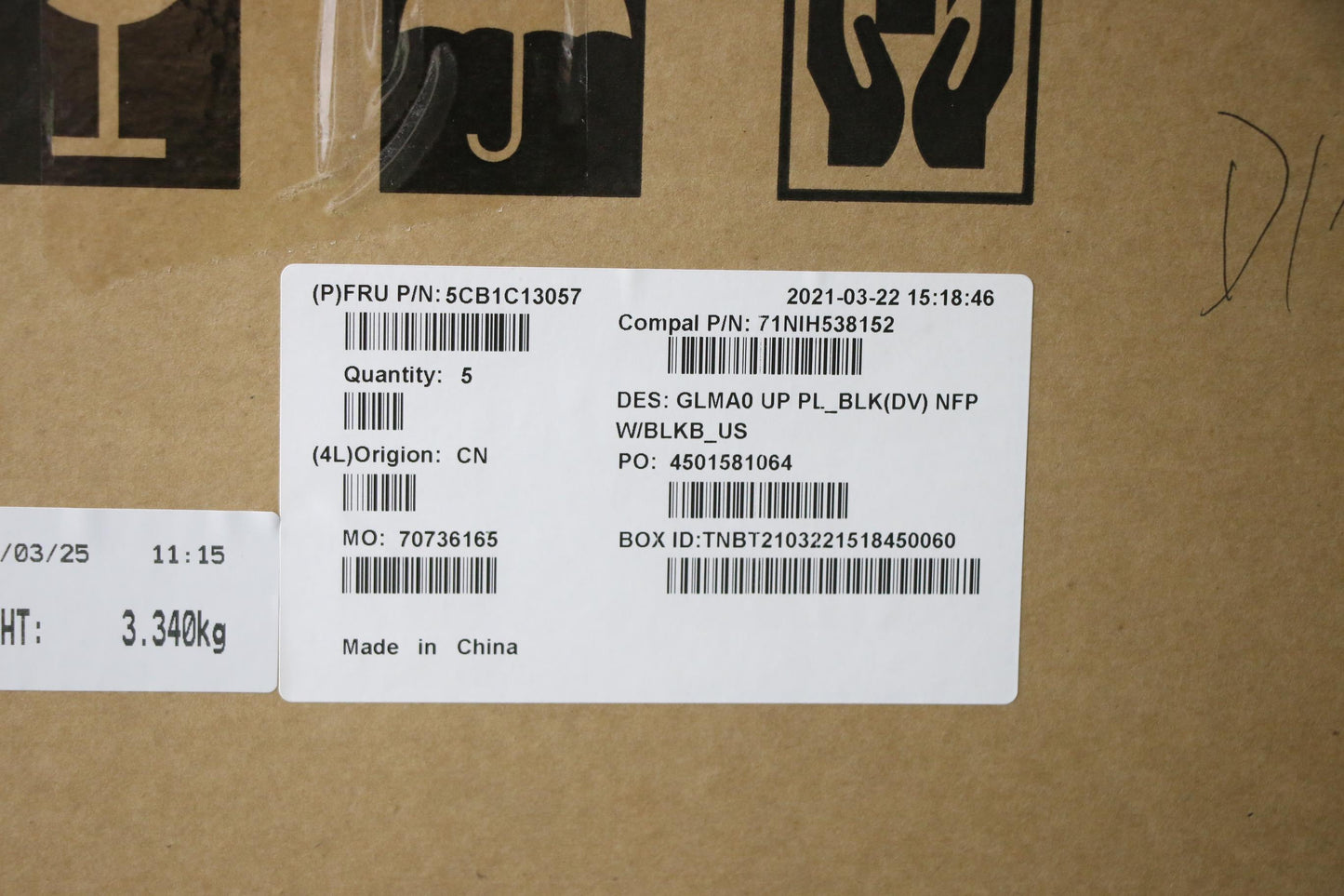 Lenovo Cover Upper C82Lm Pl_Blkd Nfp - 5CB1C13057