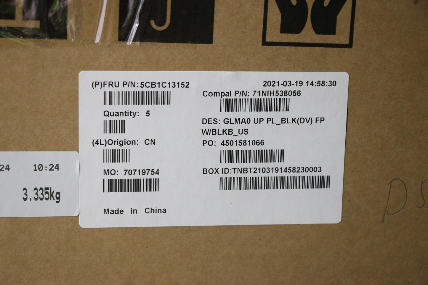 Lenovo Cover Upper C82Lm Pl_Blkd Fp B - 5CB1C13152