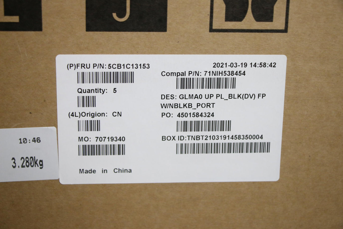 Lenovo Cover Upper C82Lm Pl_Blkd Fp N - 5CB1C13153