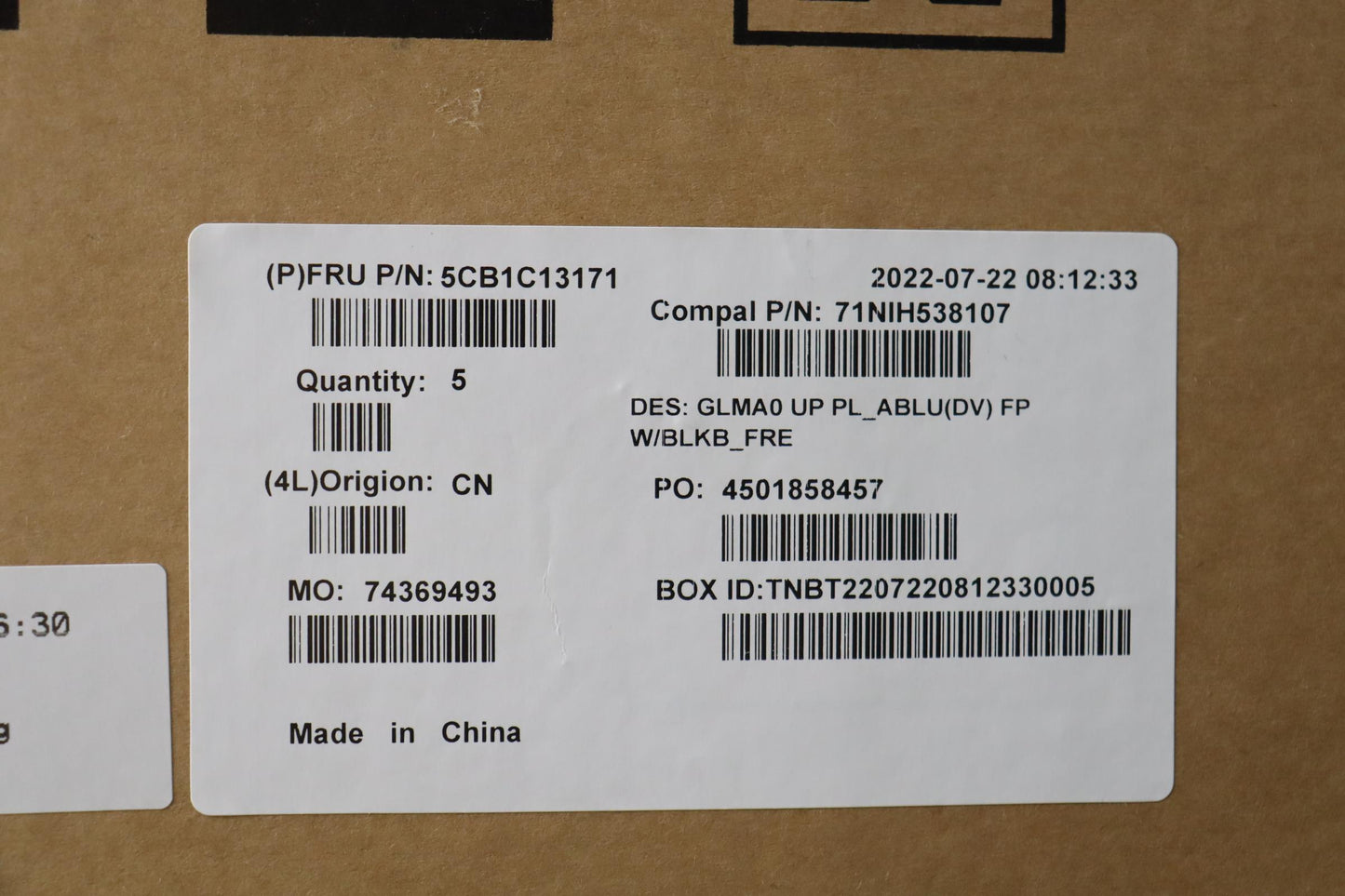 Lenovo Cover Upper C82Lm Pl_Ablud Fp - 5CB1C13171