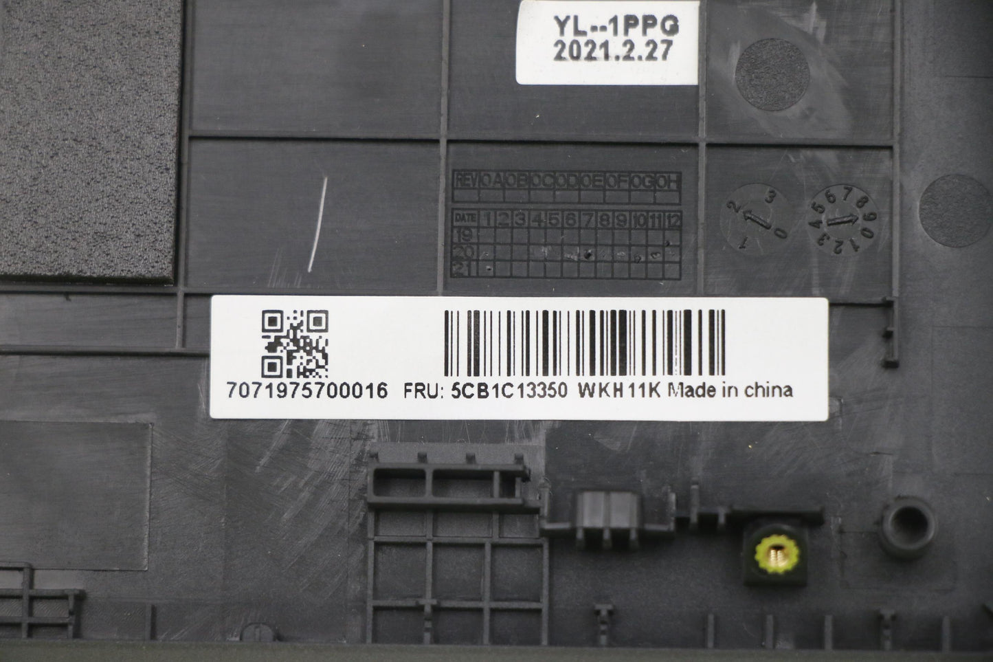 Lenovo Cover Upper C82Lm Pl_Blkd Fp B - 5CB1C13350