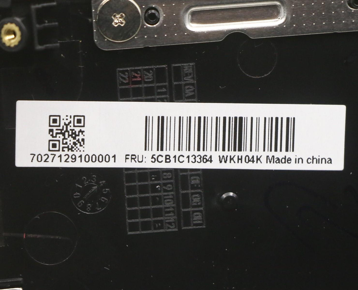 Lenovo Cover Upper C82Lm Al_Blk Fp Bl - 5CB1C13364