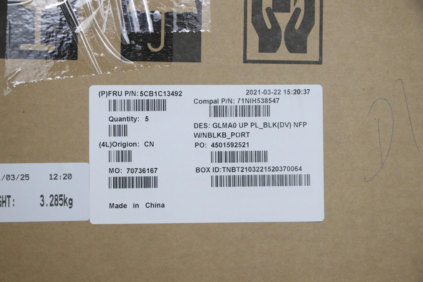 Lenovo Cover Upper C82Lm Pl_Blkd Nfp - 5CB1C13492