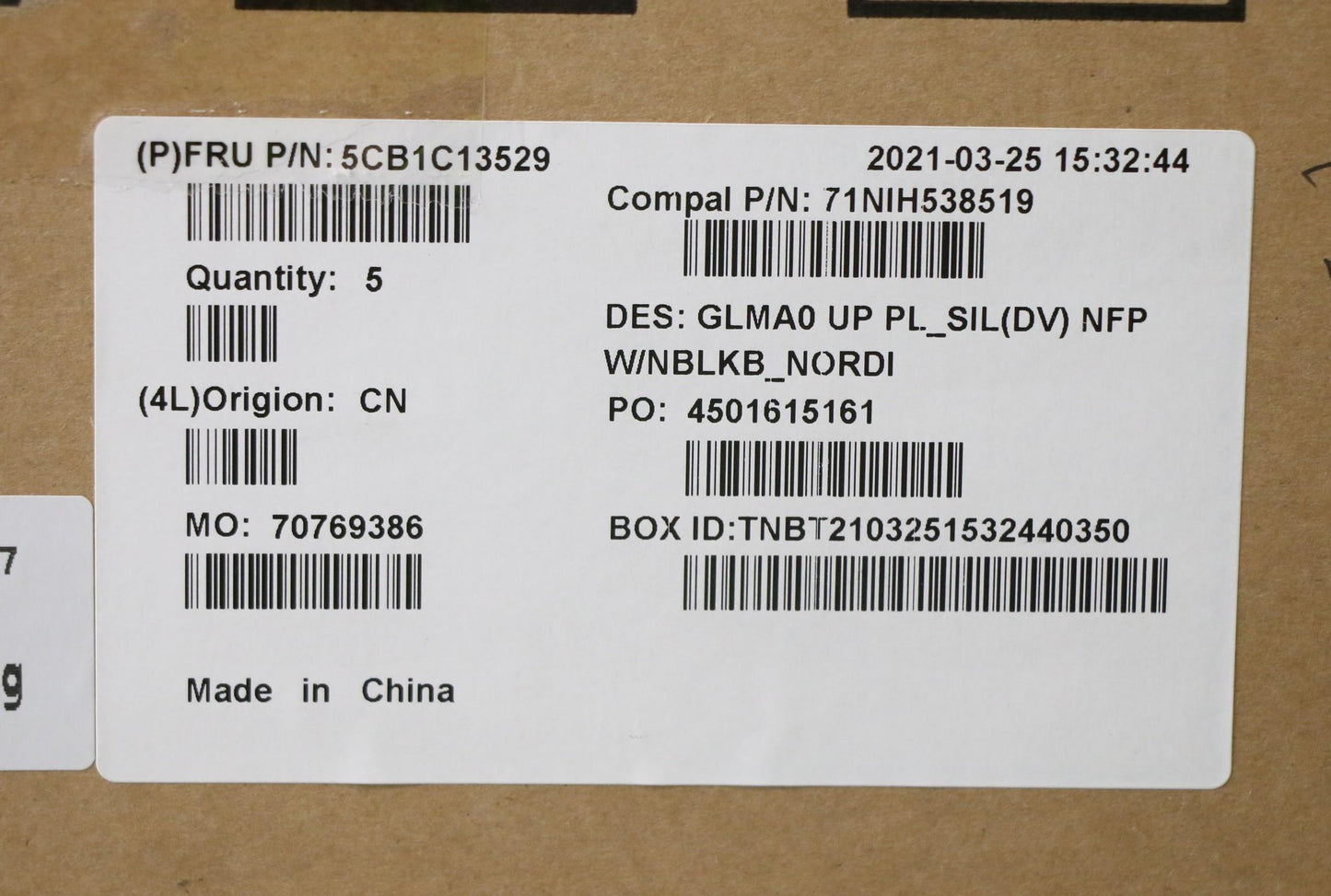 Lenovo Cover Upperc82Lm Pl_Sild Nfp N - 5CB1C13529