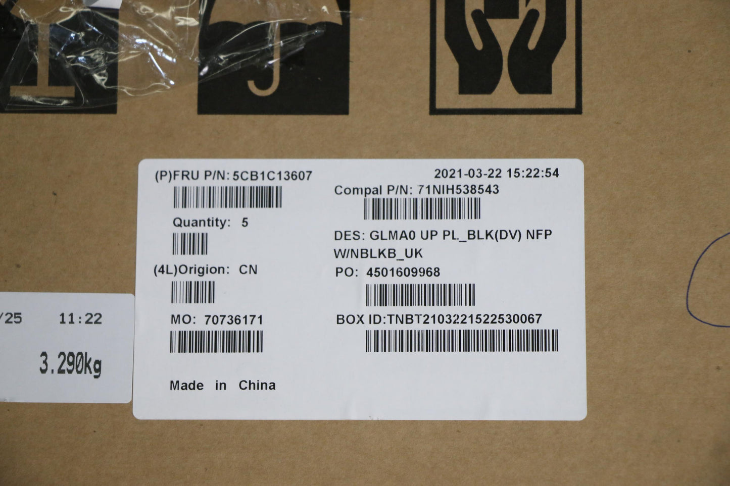 Lenovo Cover Upper C82Lm Pl_Blkd Nfp - 5CB1C13607