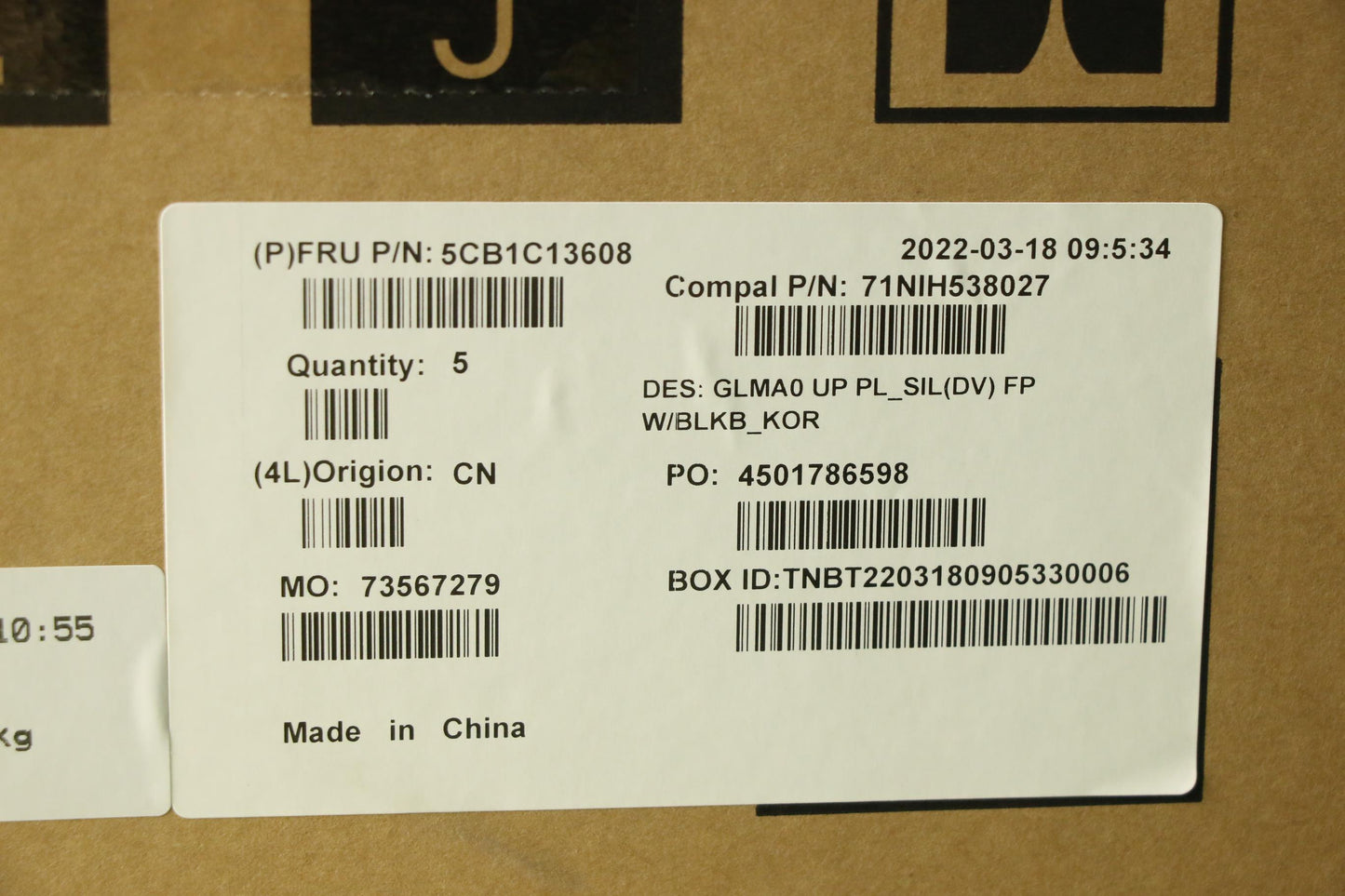 Lenovo Cover Upper C82Lm Pl_Sild Fp B - 5CB1C13608