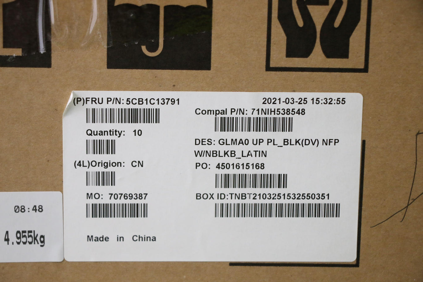 Lenovo Cover Upper C82Lm Pl_Blkd Nfp - 5CB1C13791