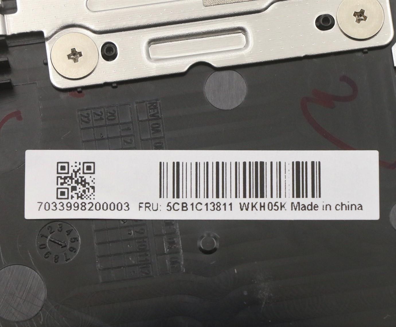 Lenovo Cover Upper C82Lm Al_Blk Fp Bl - 5CB1C13811