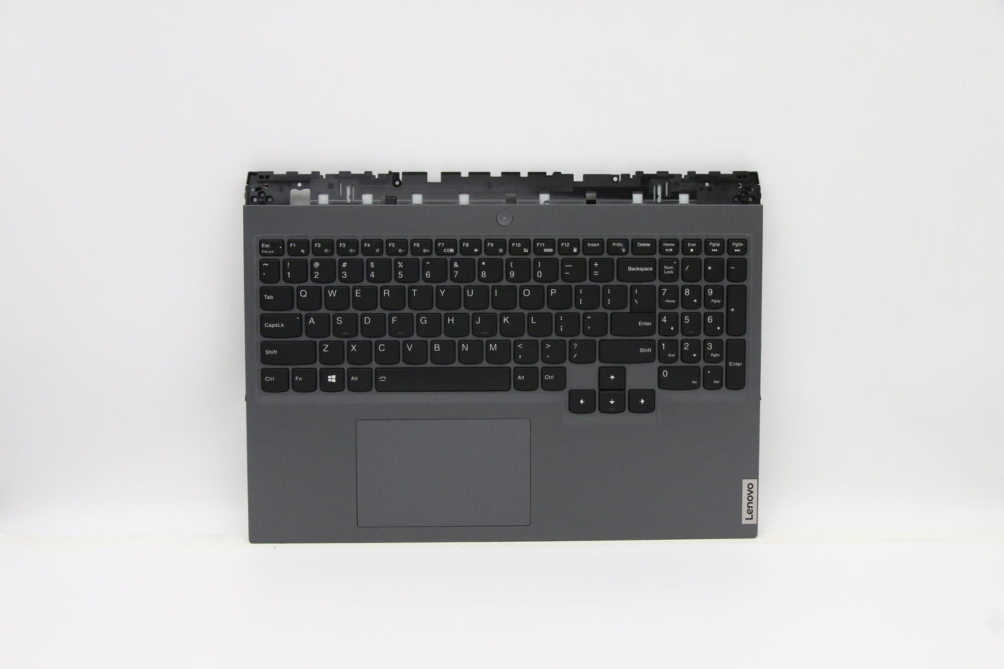 Lenovo C-Cover with Keyboard, USA English, Slate Grey, RGB Backlit - 5CB1C14952
