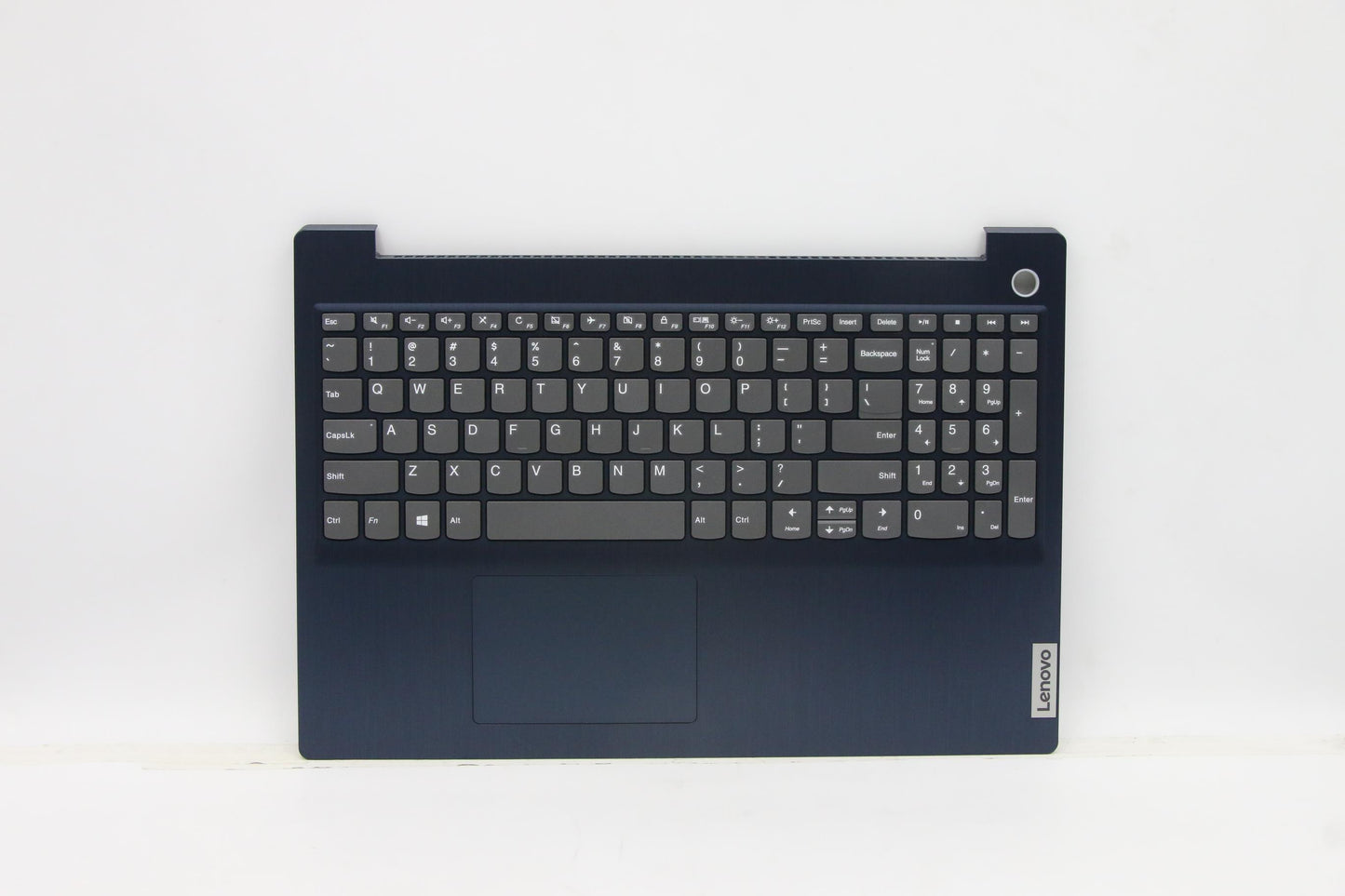 Lenovo C-Cover with USA English Keyboard, Abyss Blue, Non-Backlit, Fingerprint Reader - 5CB1C15053