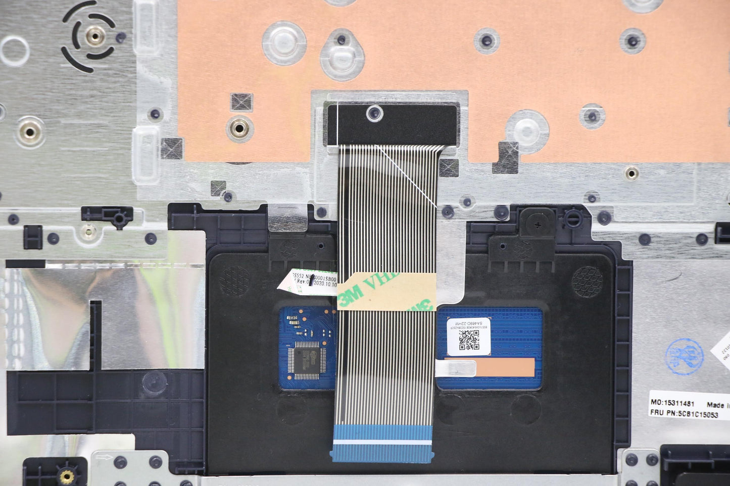 Lenovo C-Cover with USA English Keyboard, Abyss Blue, Non-Backlit, Fingerprint Reader - 5CB1C15053