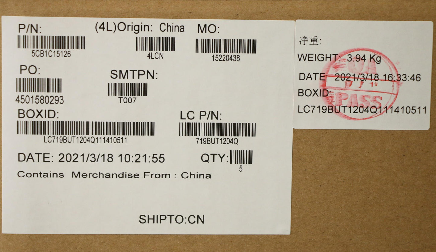 Lenovo Cover Upper Case Asm_Ger L81X8 - 5CB1C15126