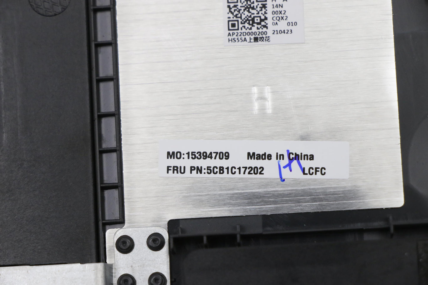 Lenovo Cover Upper Case Asm_Eng L81X8 - 5CB1C17202
