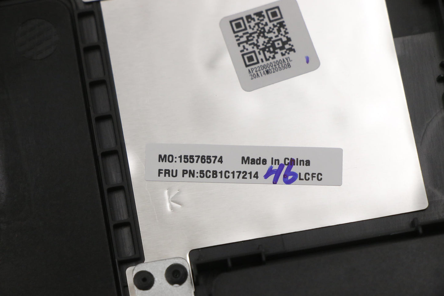 Lenovo Cover Upper Case Asm_Fra L81X8 - 5CB1C17214