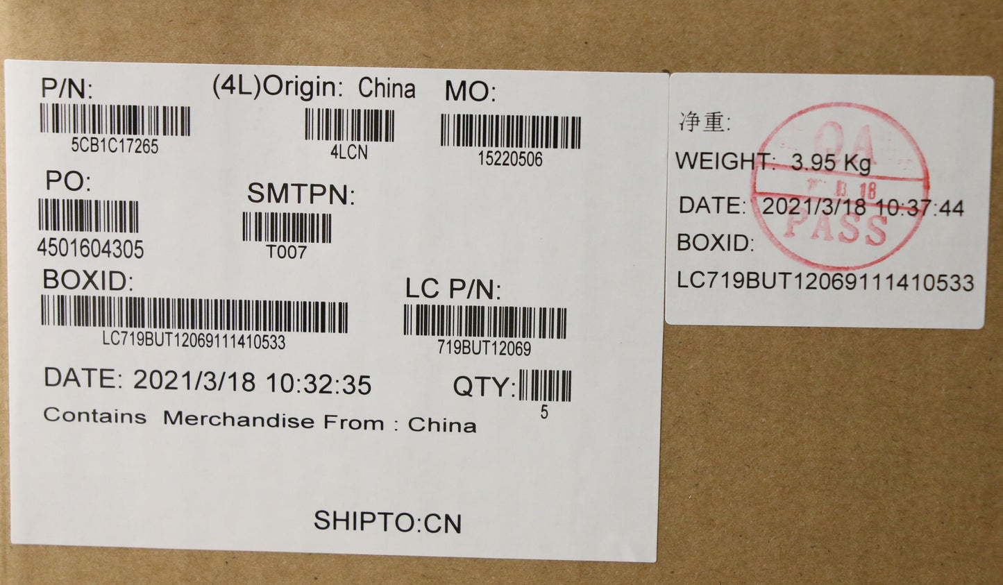 Lenovo Cover Upper Case Asm_Spa L81X8 - 5CB1C17265