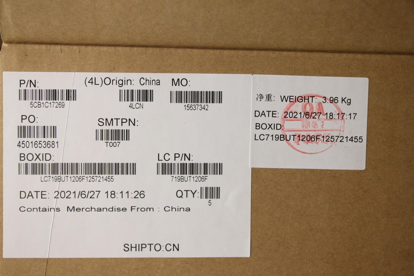 Lenovo Cover Upper Case Asm_La Spal81 - 5CB1C17269