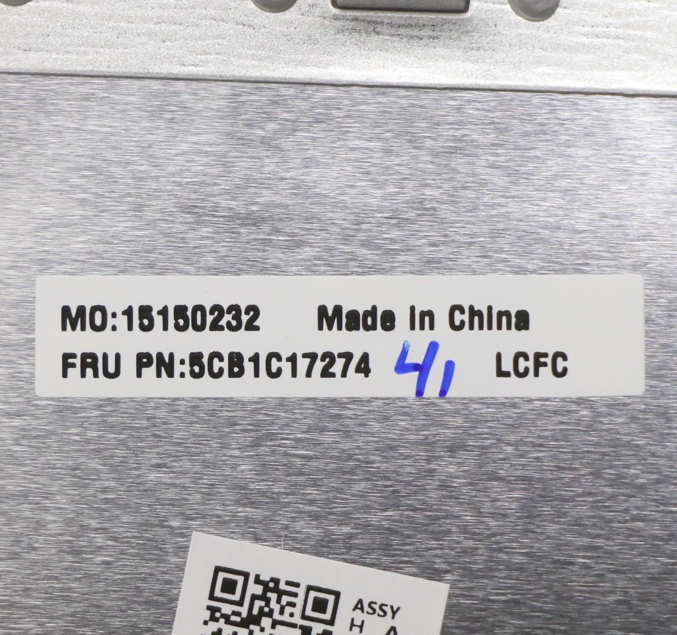 Lenovo Cover Upper Case Asm_Fra L81X8 - 5CB1C17274