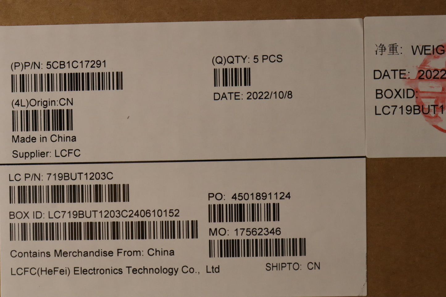Lenovo Cover Upper Case Asm_Ukr L81X8 - 5CB1C17291