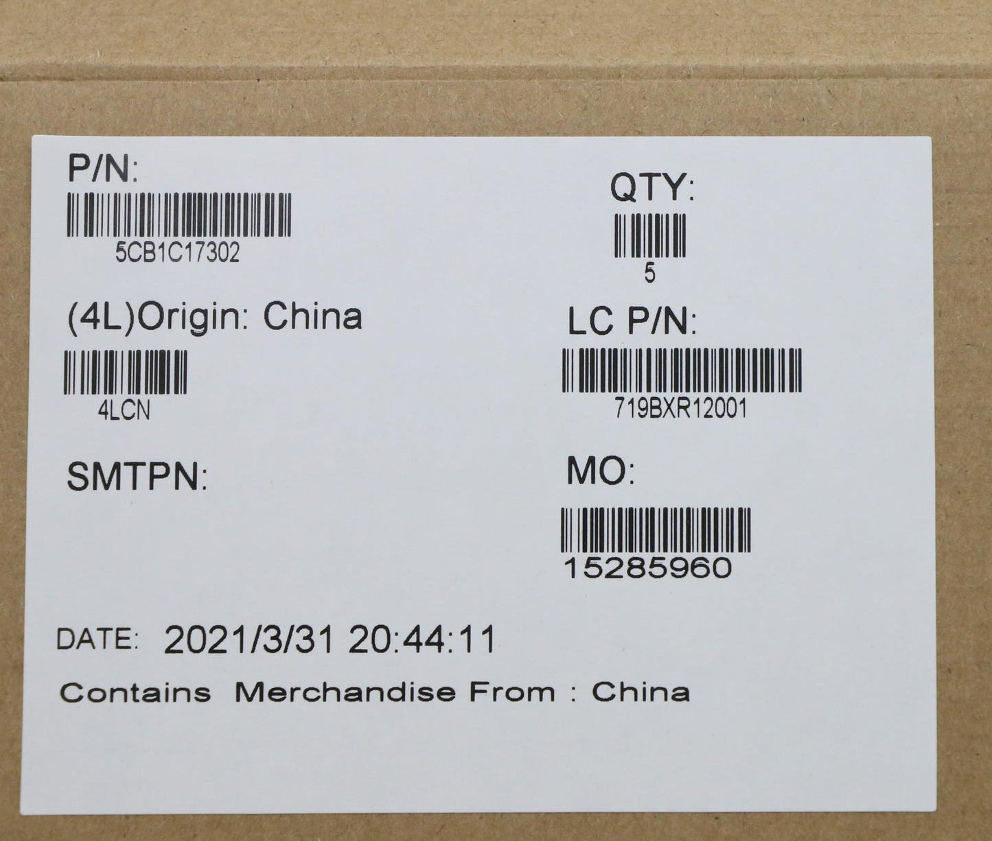 Lenovo Strip Cover, LCD Assembly - 5CB1C17302