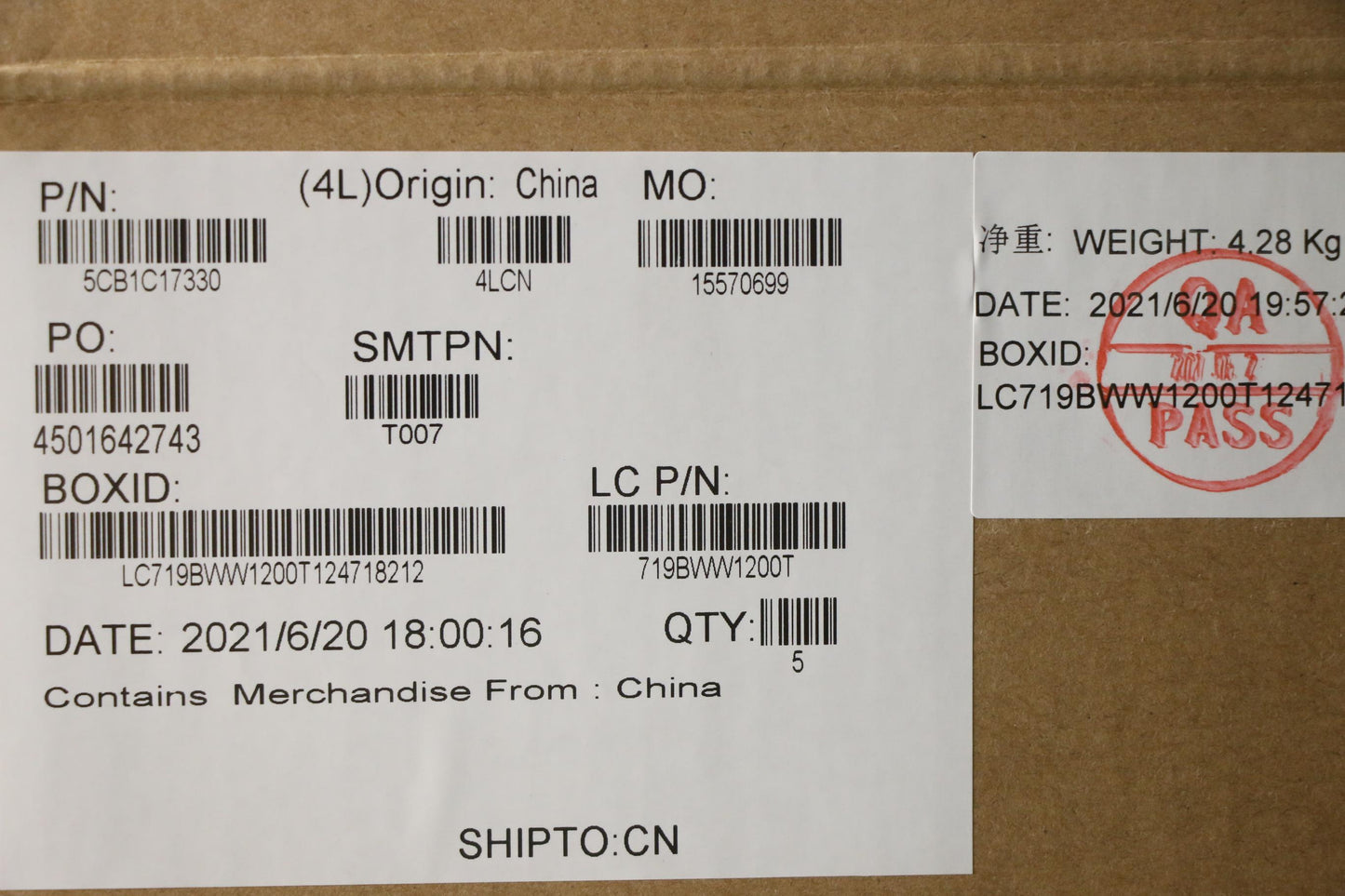 Lenovo Cover Upper Case Asm_Tc L82M0 - 5CB1C17330