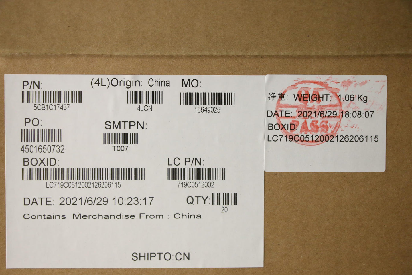 Lenovo Cover Strip Cover L 82Ju S_Gra - 5CB1C17437