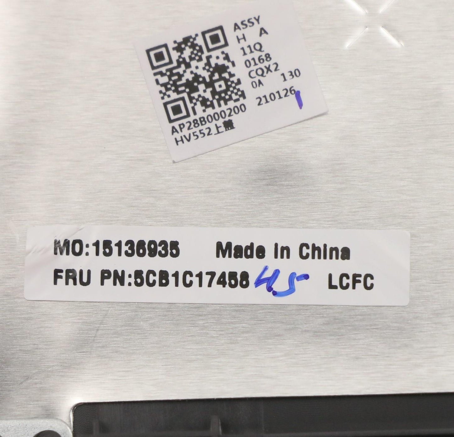 Lenovo Cover Upper Case Asm_Ara L82Nb - 5CB1C17458