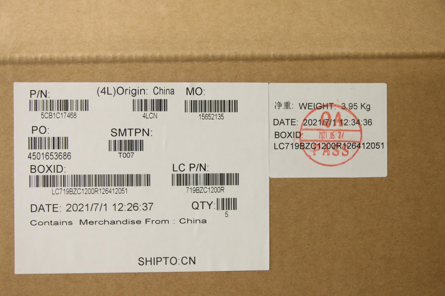 Lenovo Cover Upper Case Asm_Euro Eng - 5CB1C17468