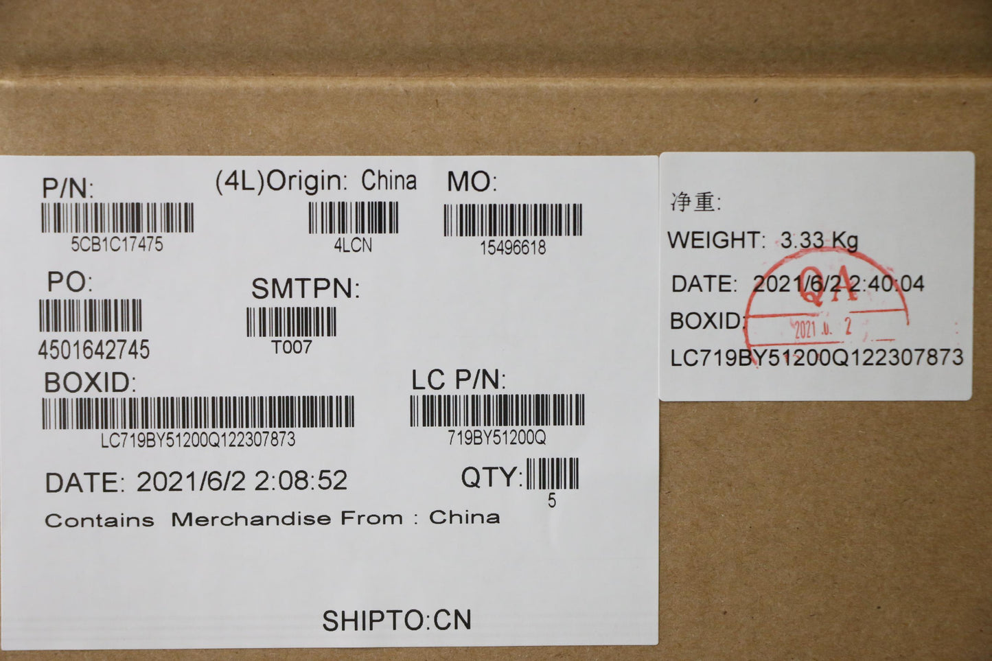 Lenovo Cover Upper Case Asm_Eng L82Na - 5CB1C17475