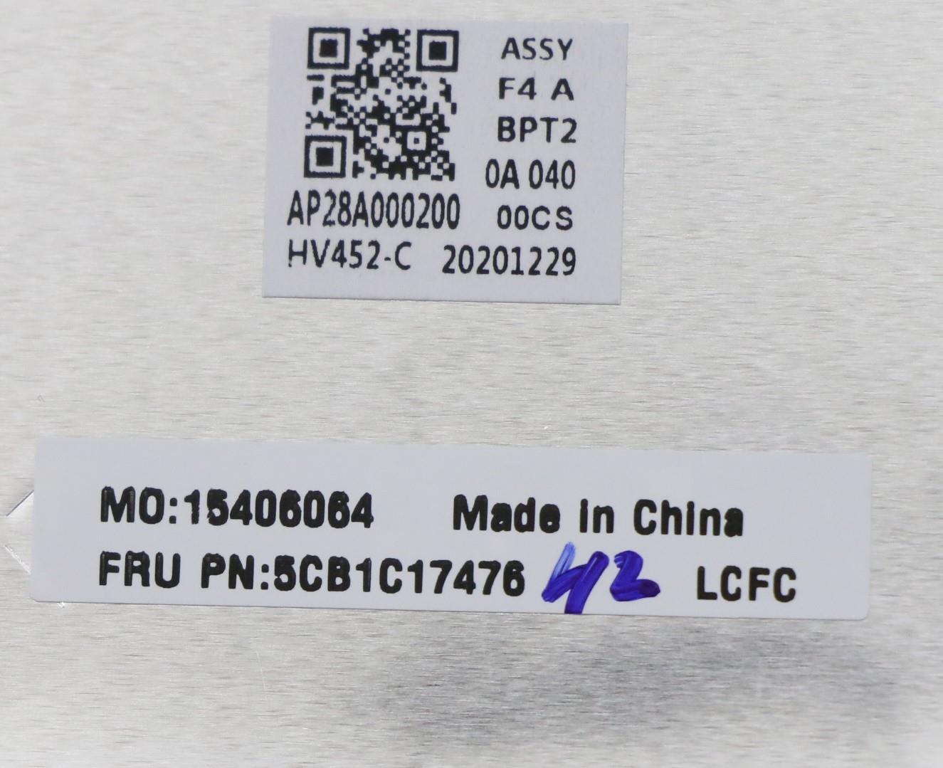 Lenovo Cover Upper Case Asm_Uke L82Na - 5CB1C17476
