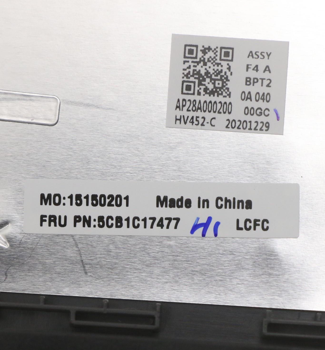 Lenovo Cover Upper Case Asm_Ita L82Na - 5CB1C17477