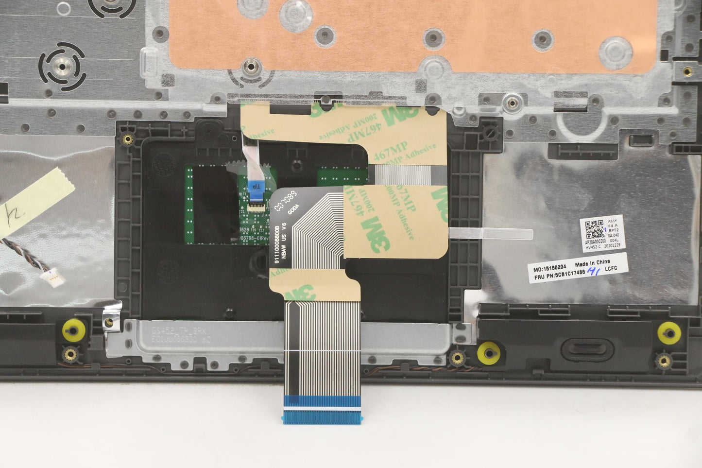 Lenovo Cover Upper Case Asm_Rus L82Na - 5CB1C17486