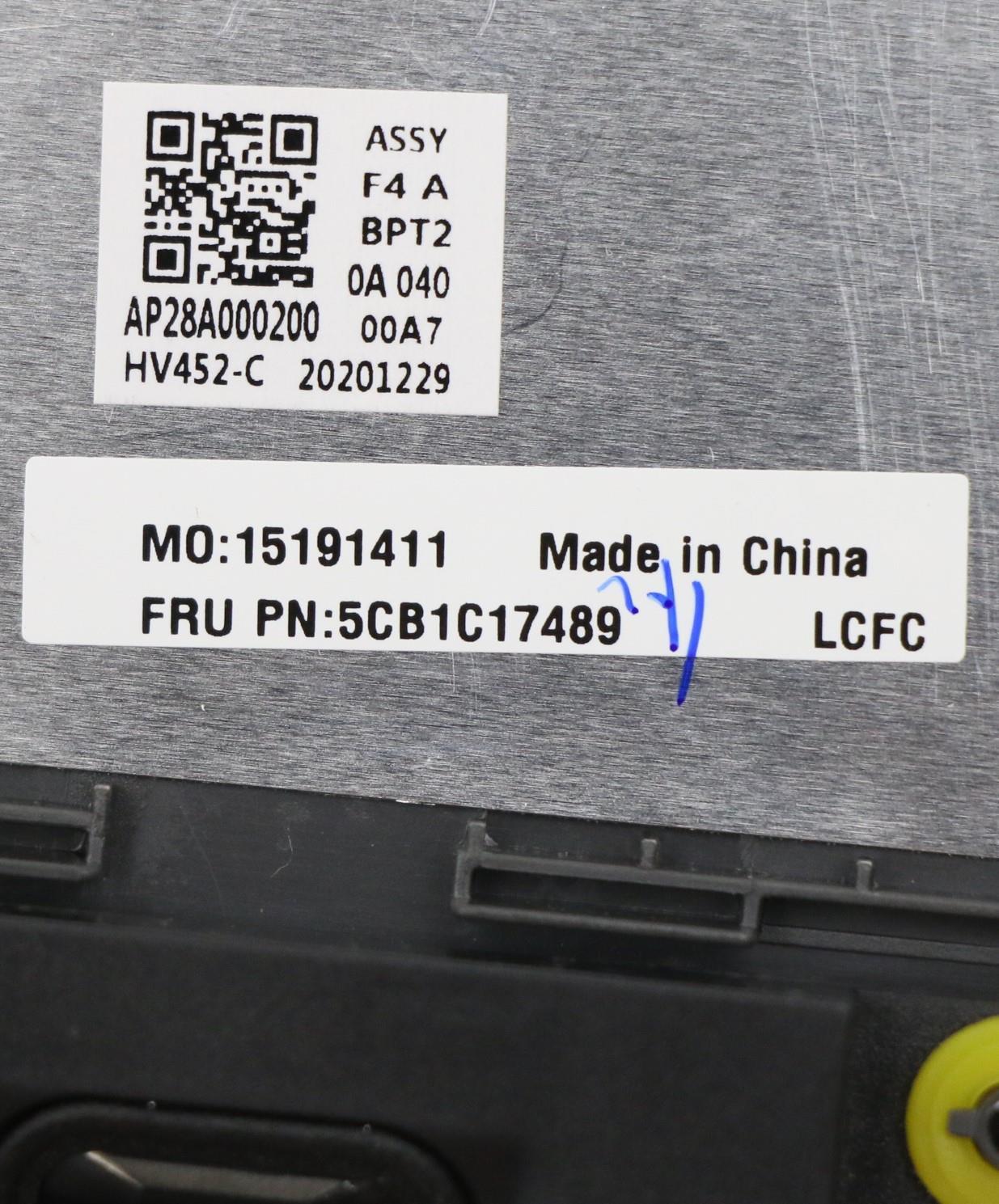 Lenovo Cover Upper Case Asm_Ara L82Na - 5CB1C17489