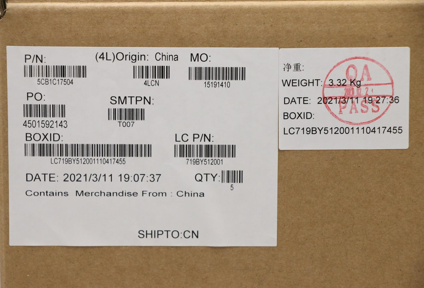 Lenovo Cover Upper Case Asm_Ukr L82Na - 5CB1C17504