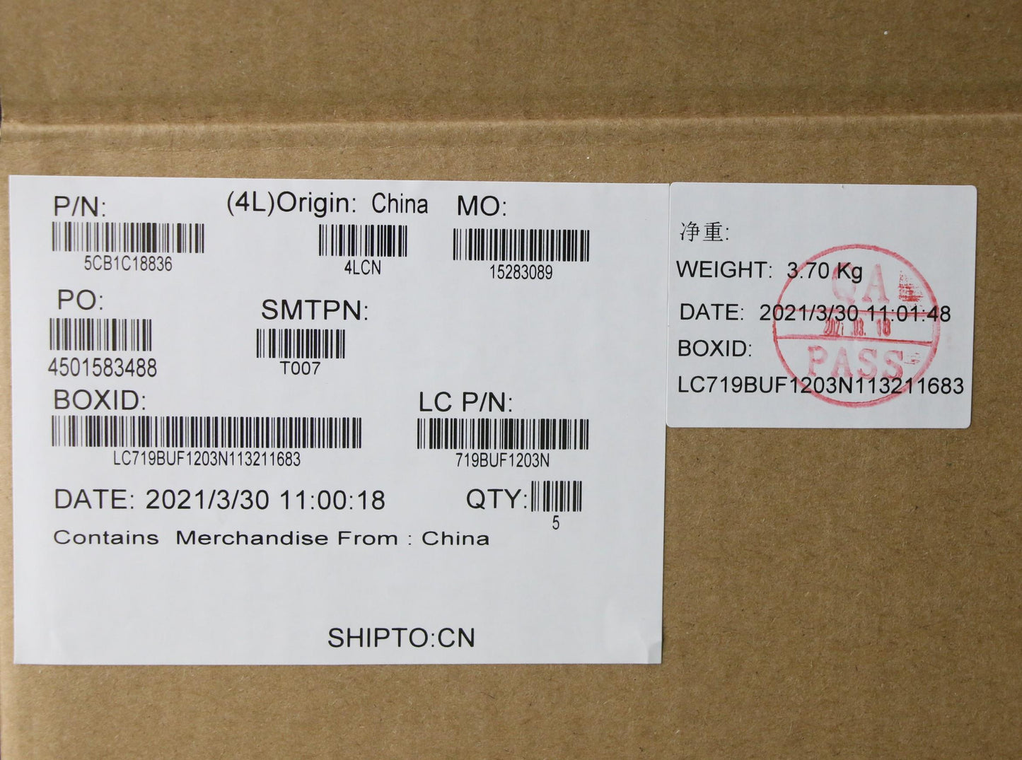 Lenovo Cover Upper Case Asm_Hun L82Kd - 5CB1C18836