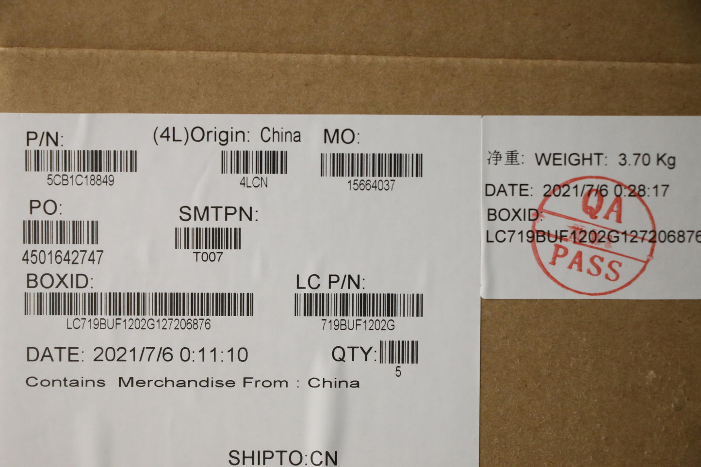 Lenovo Cover Upper Case Asm_Thai L82K - 5CB1C18849