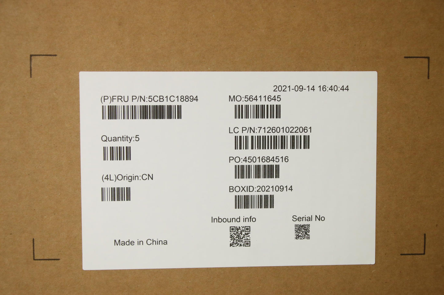 Lenovo Cover Upper Case Assembly Uke - 5CB1C18894