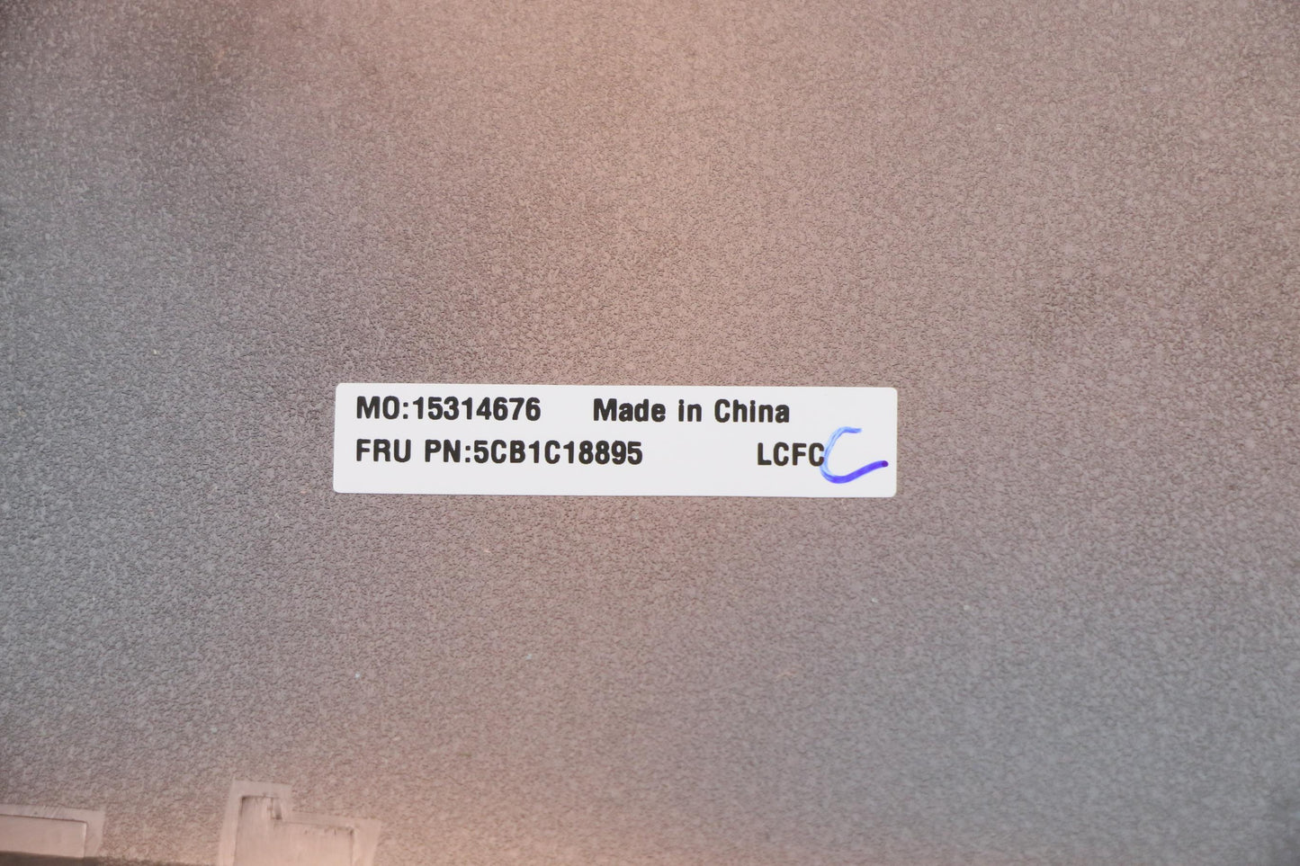 Lenovo Cover Lower Case L 82Kd Grey_H - 5CB1C18895
