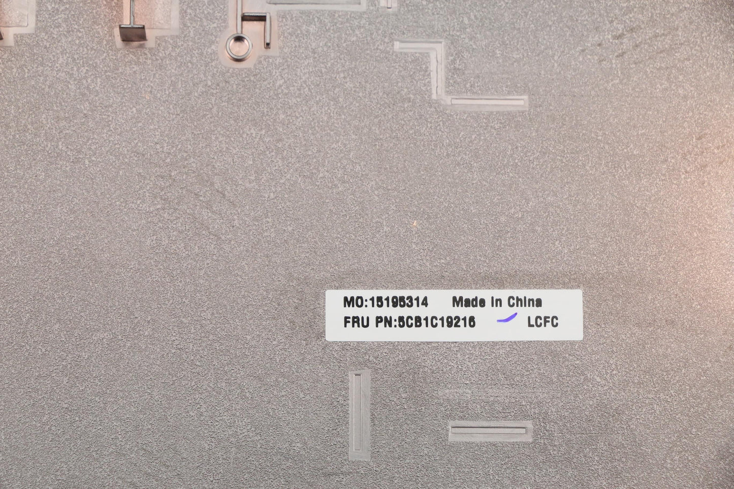 Lenovo Cover Lower Case L 82Kd Blk - 5CB1C19216